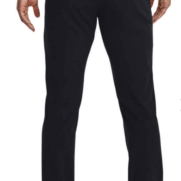 Under Armour Men's Iso Chill Tapered Golf Pants in Black in 36x34 - Picture 2 of 4